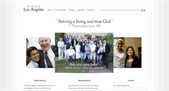 Desktop Screenshot of churchinlosangeles.org